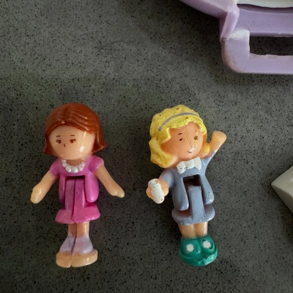 Polly Pocket Vintage Flower Shop, Ice Kingdom + 4 Figures & Chest Bluebird - Picture 5 of 6